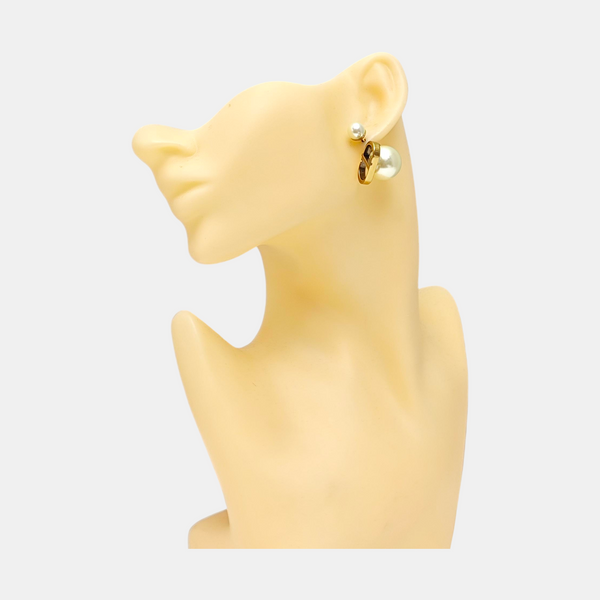Dior Tribales Metal White Earrings