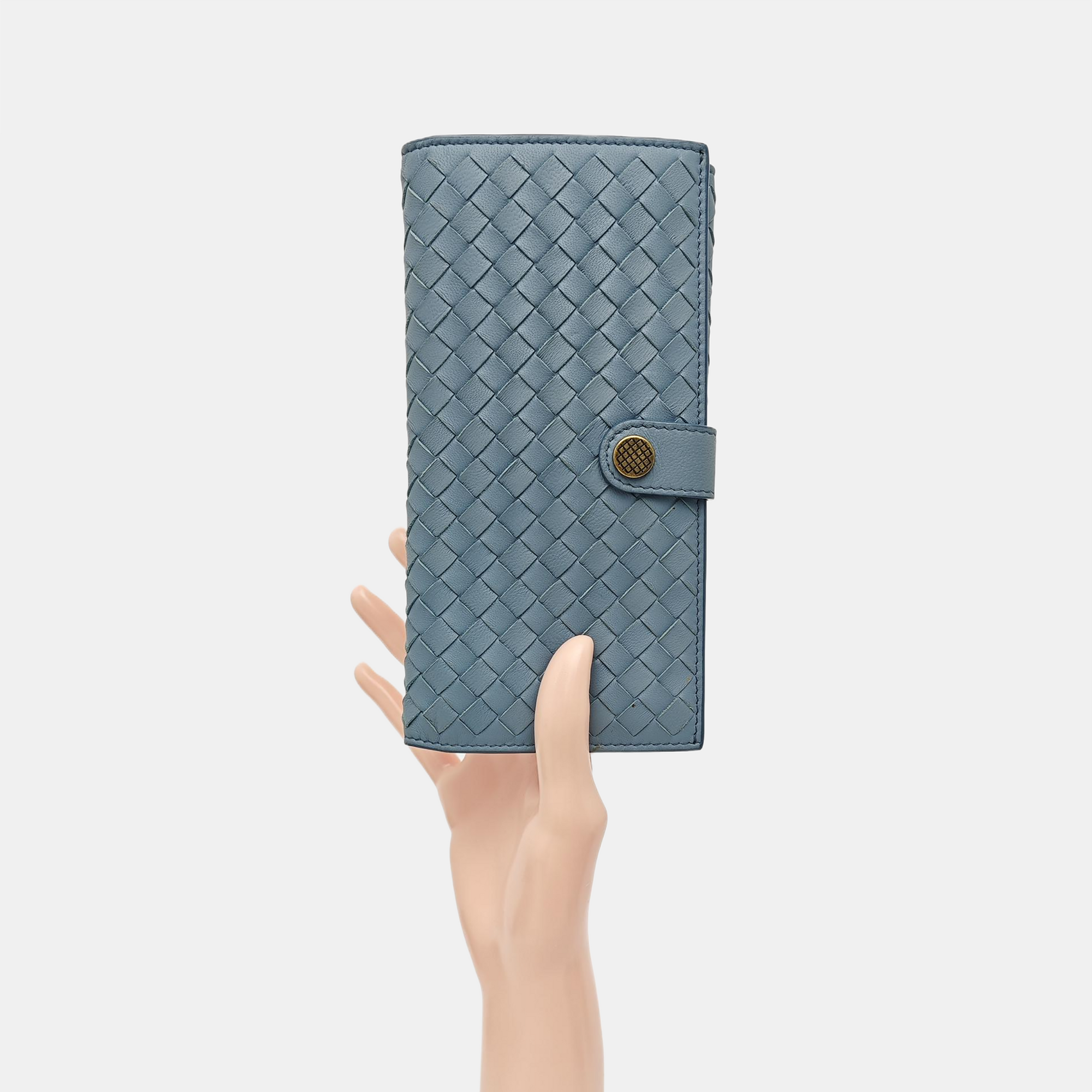 Lambskin Wallet Blue