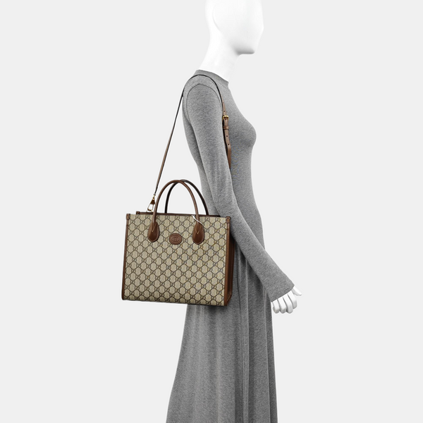 Retro Small Monogram Coated Canvas Brown