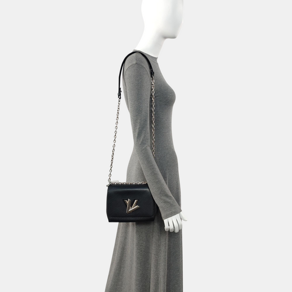 Authenticated pre-owned  TWIST PM Epi Black - Shoulder Bag at Looply