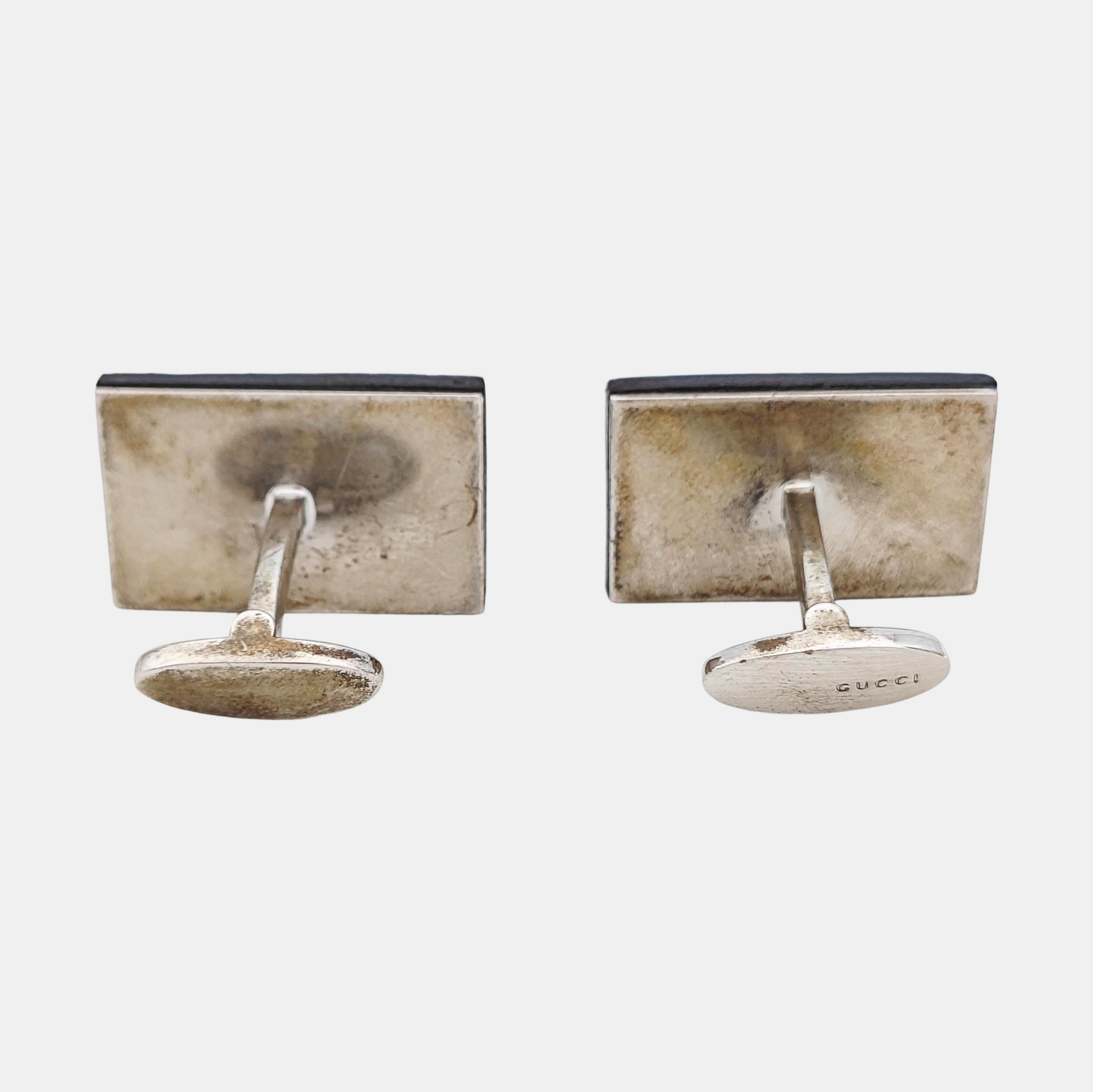 Metal Cufflink Silver