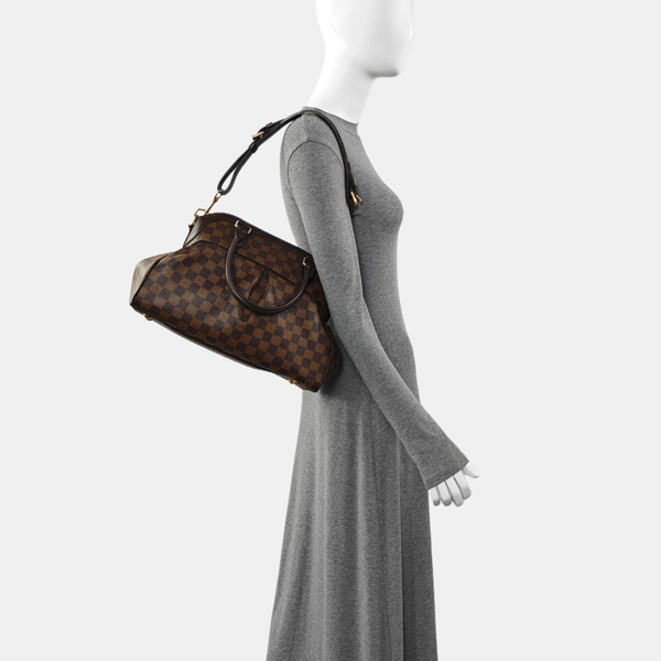TREVI PM Damier Ebene Coated Canvas Brown