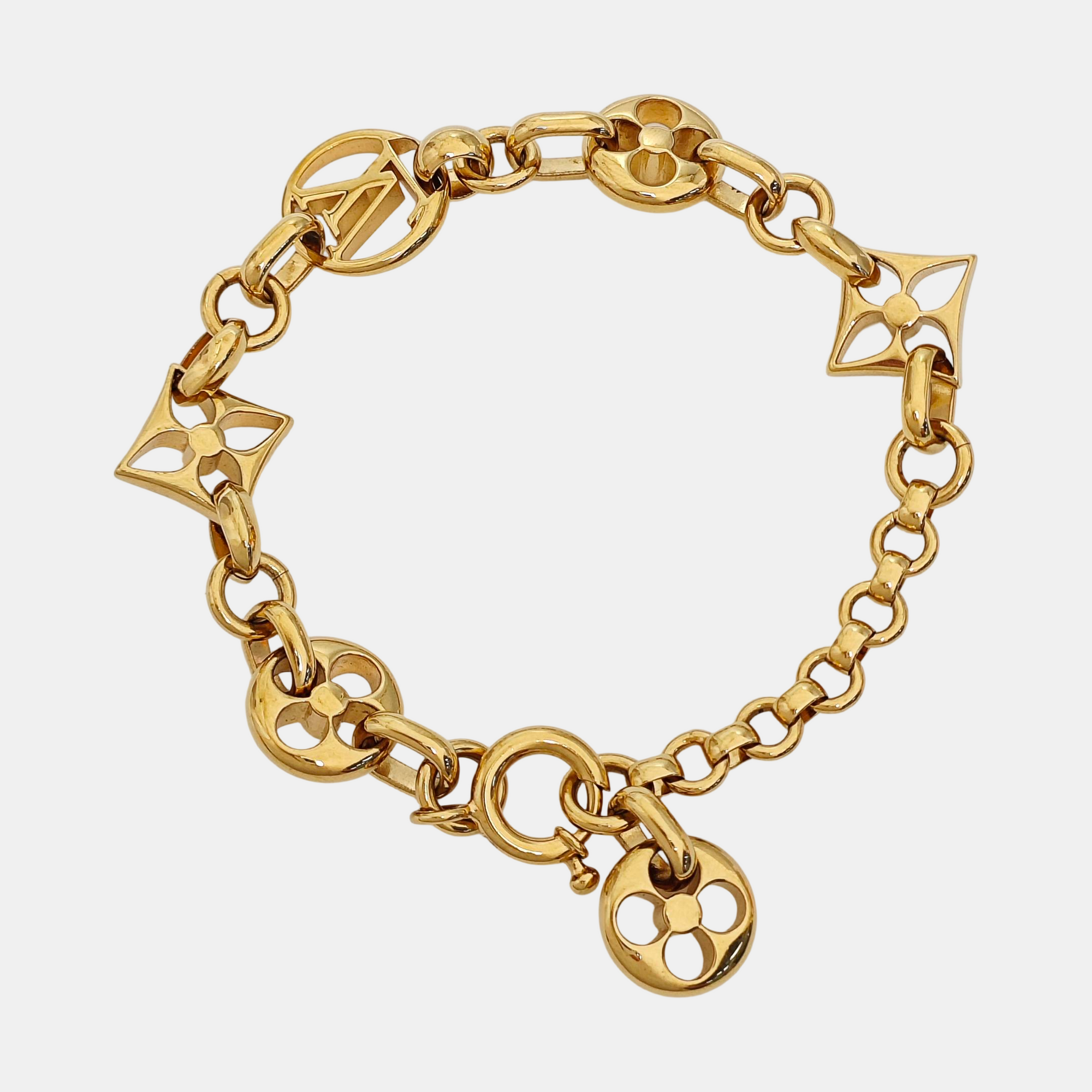 CRAZY IN LOCK Metal Gold Bracelet