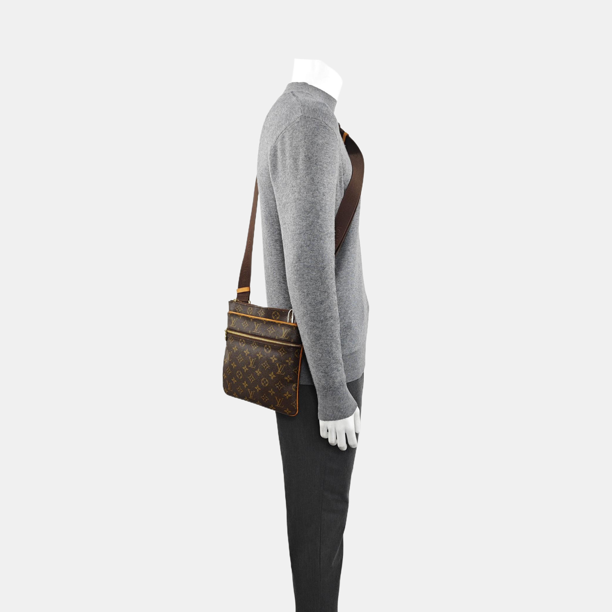 VALMY Monogram Coated Canvas Brown