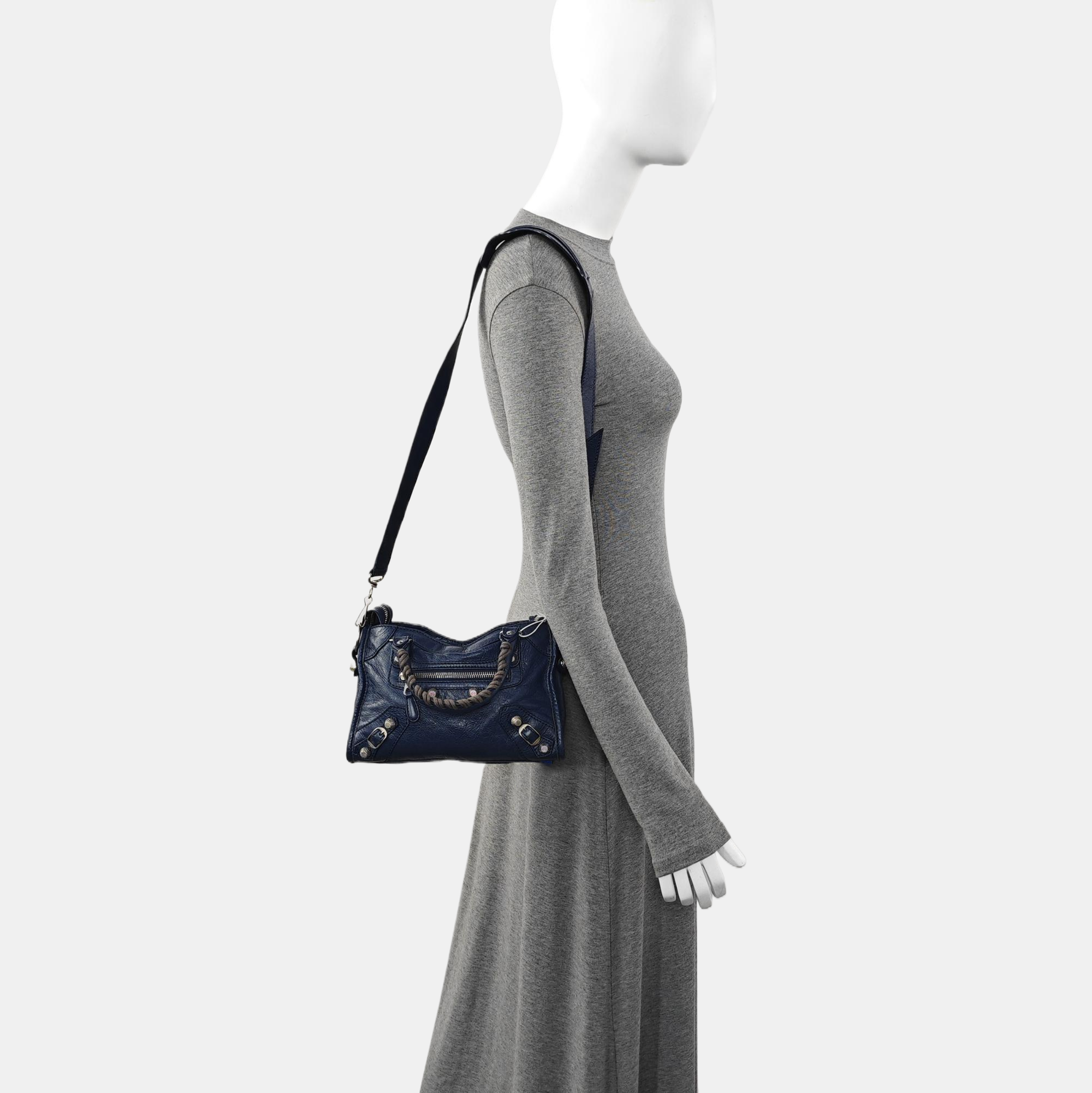 Classic City Mini Lambskin Blue