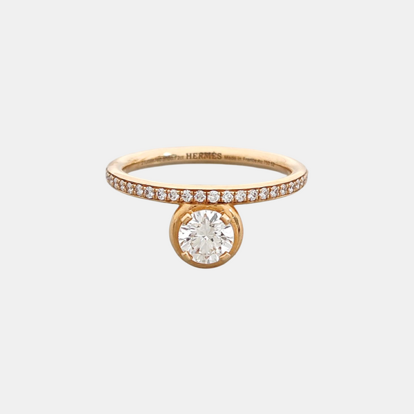 18k Rose Gold Ring EU 52