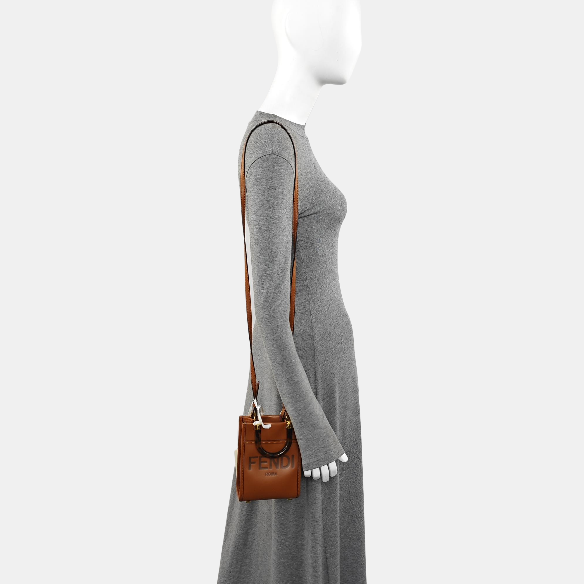 Sunshine Mini Calfskin Brown