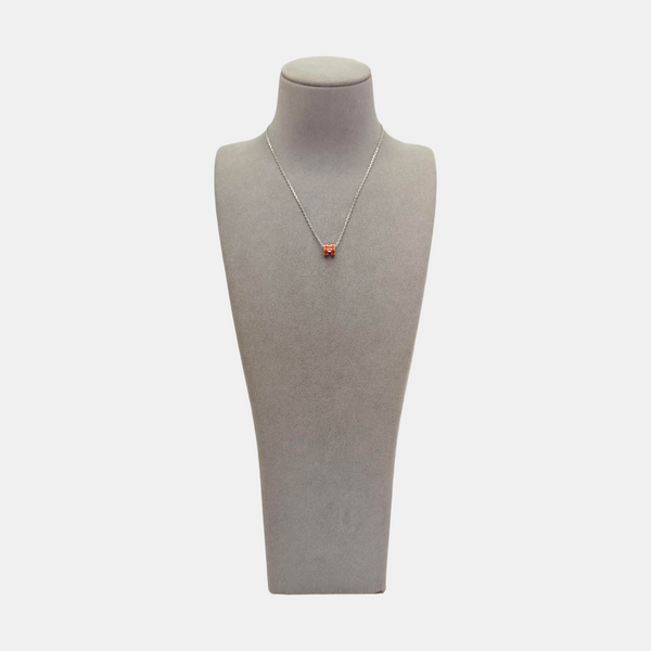 Pop H Metal Silver Necklace