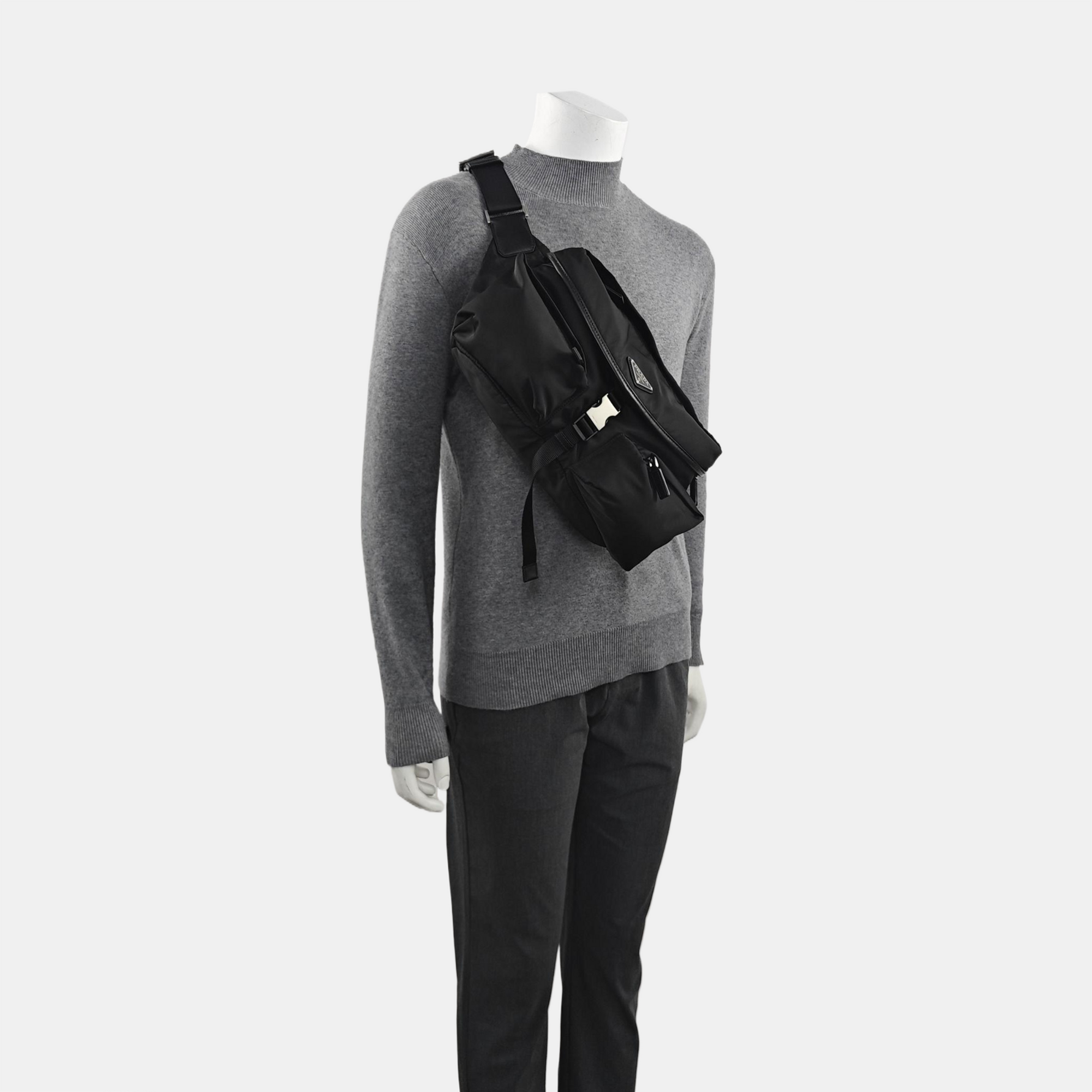 Nylon Belt Bag Black