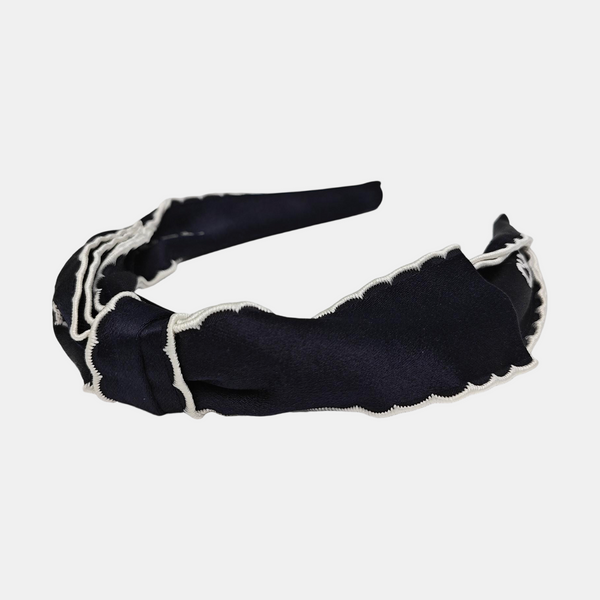 Fabric Hairband Black