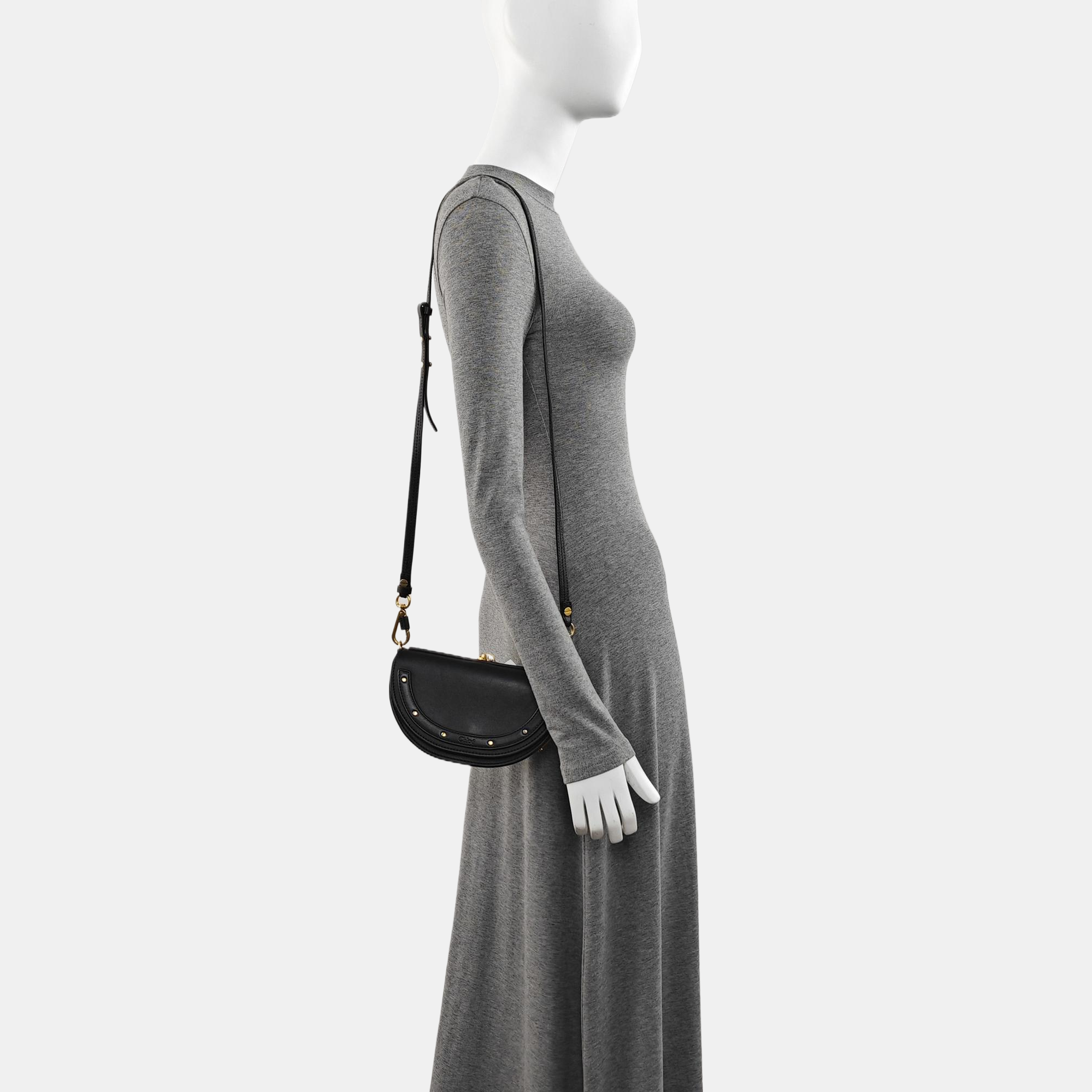 Nile Small Calfskin Black