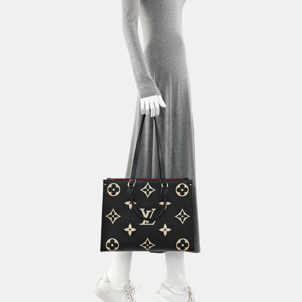ONTHEGO MM Monogram Calfskin Black