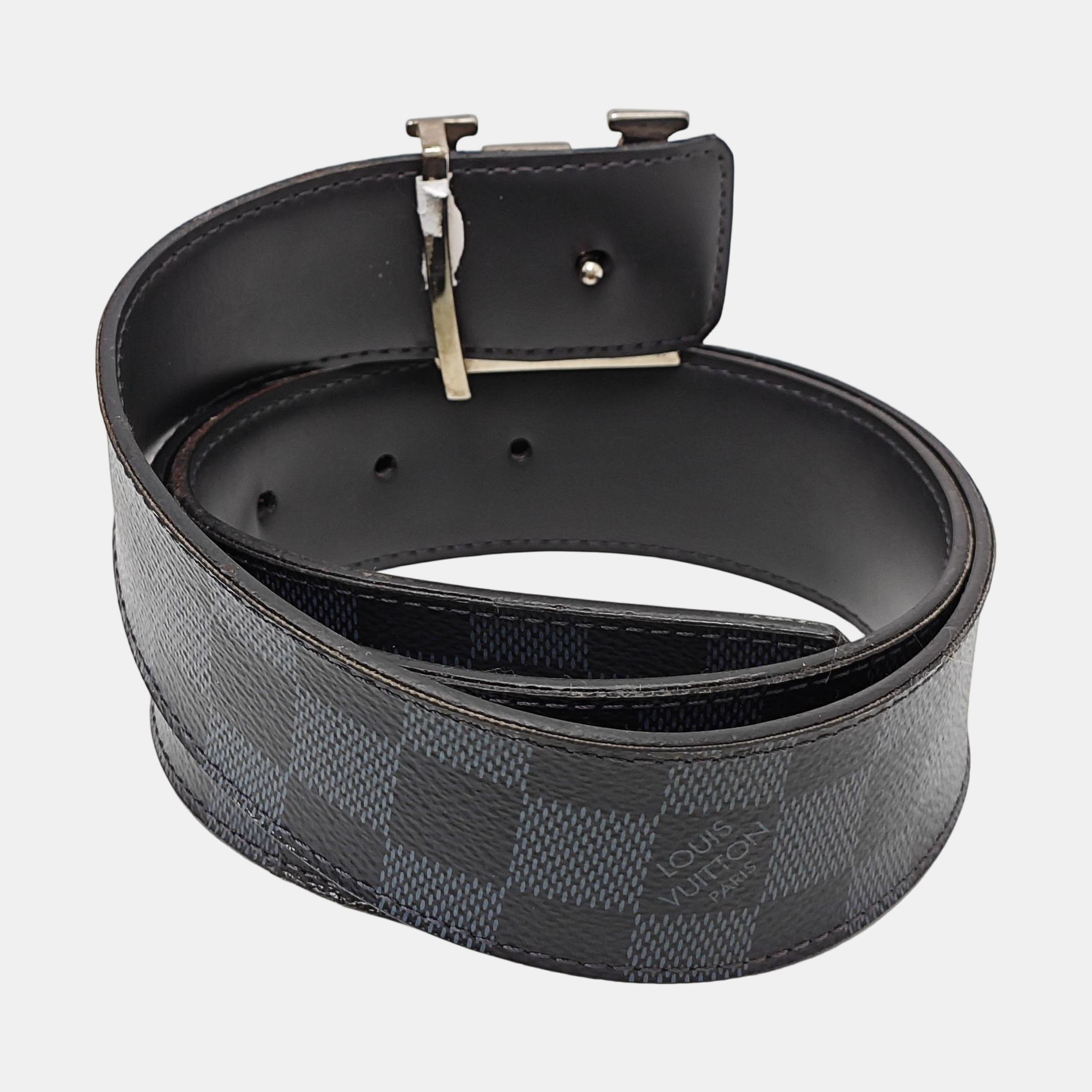 Coated Canvas Belt Blue