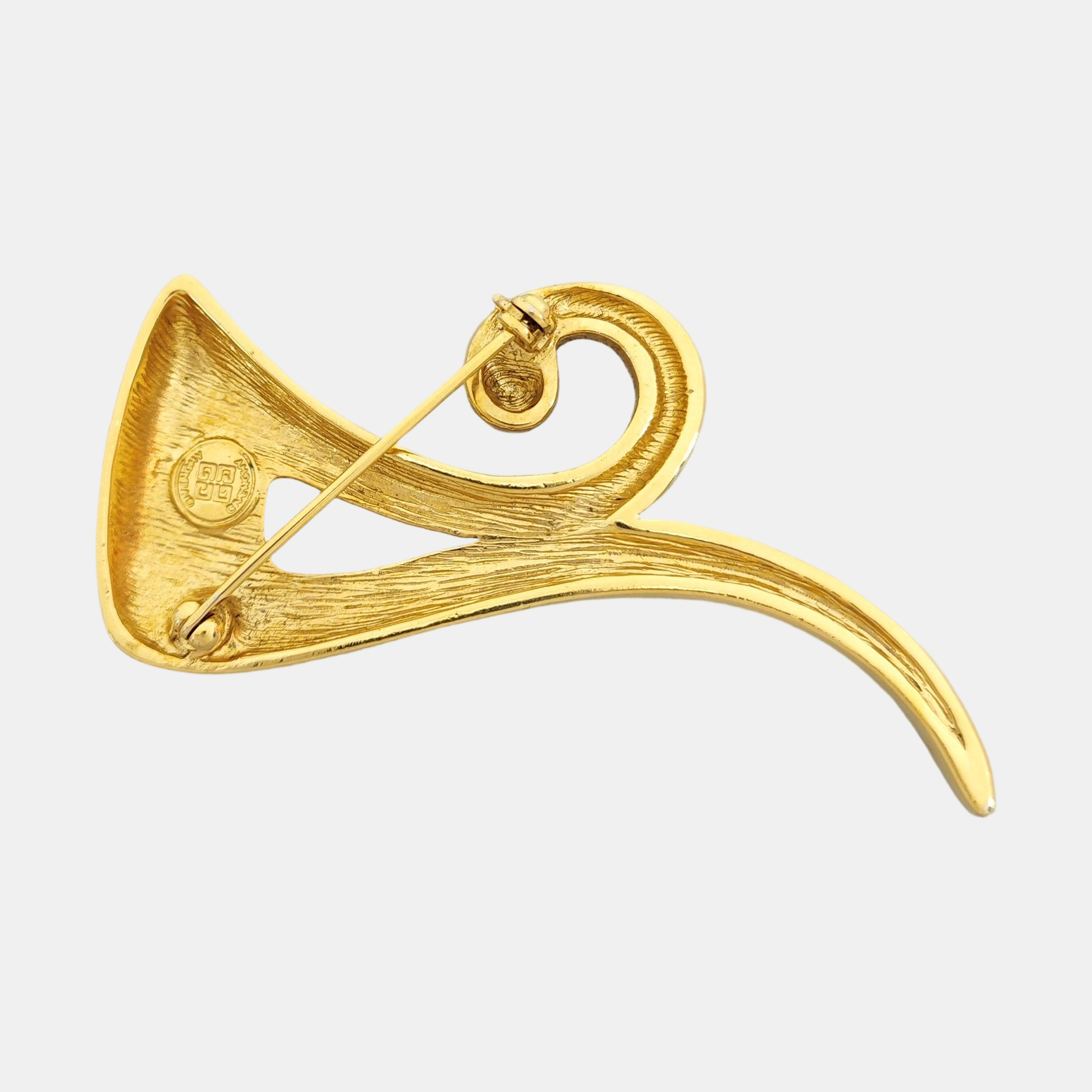 Metal Gold Brooch