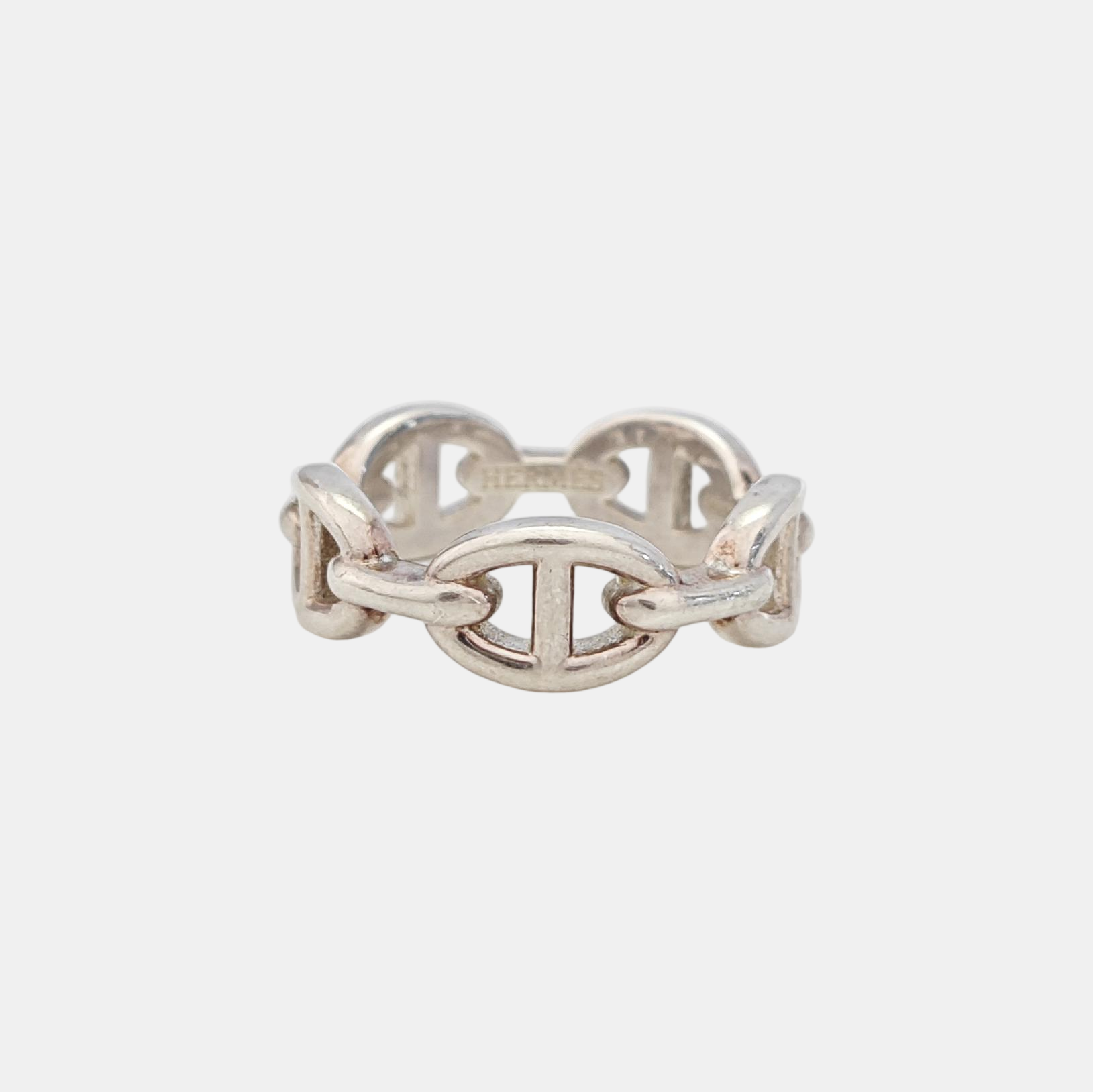Chaine D'ancre Enchainee 925 Sterling Silver Ring EU 56