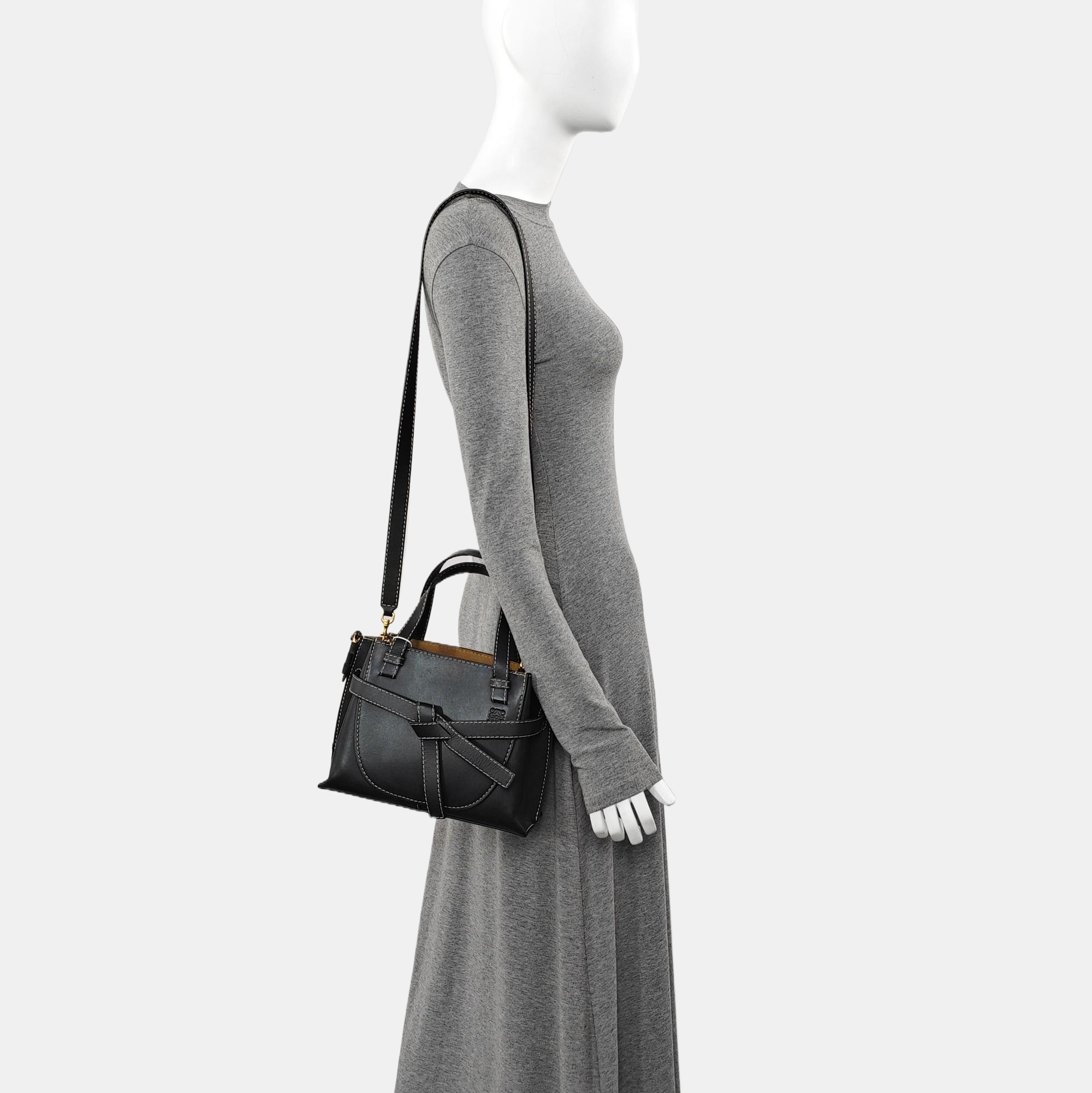 Gate Mini Calfskin Black