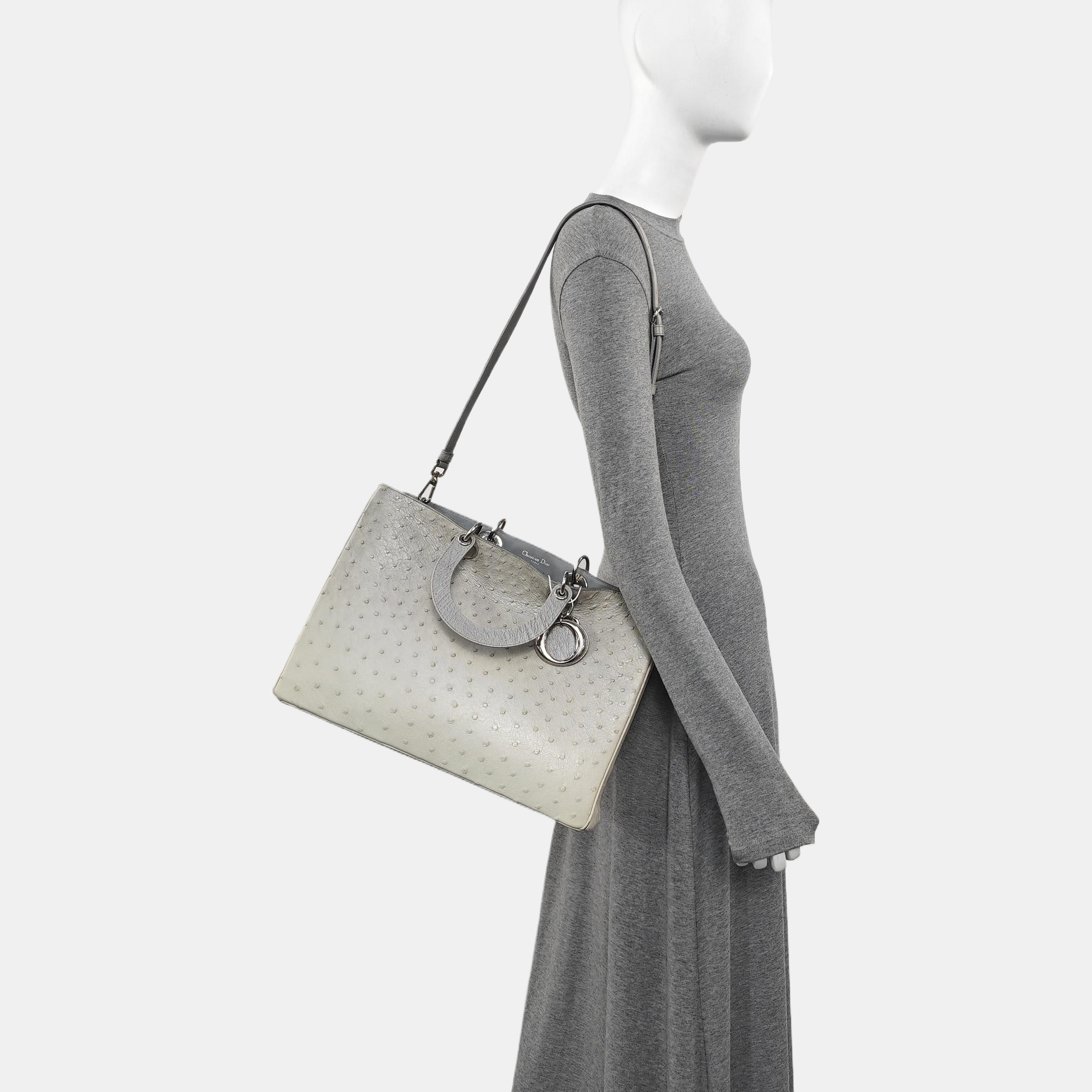 Diorissimo Large Ostrich Green