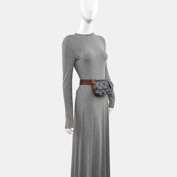 Canvas Belt Bag Blue