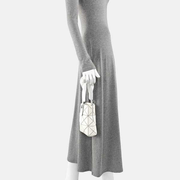 Special Material Top Handle Bag White
