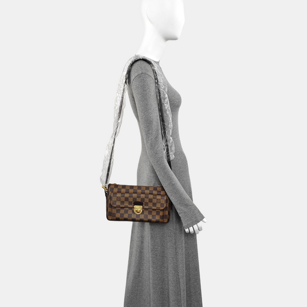 RAVELLO GM Damier Ebene Coated Canvas Brown