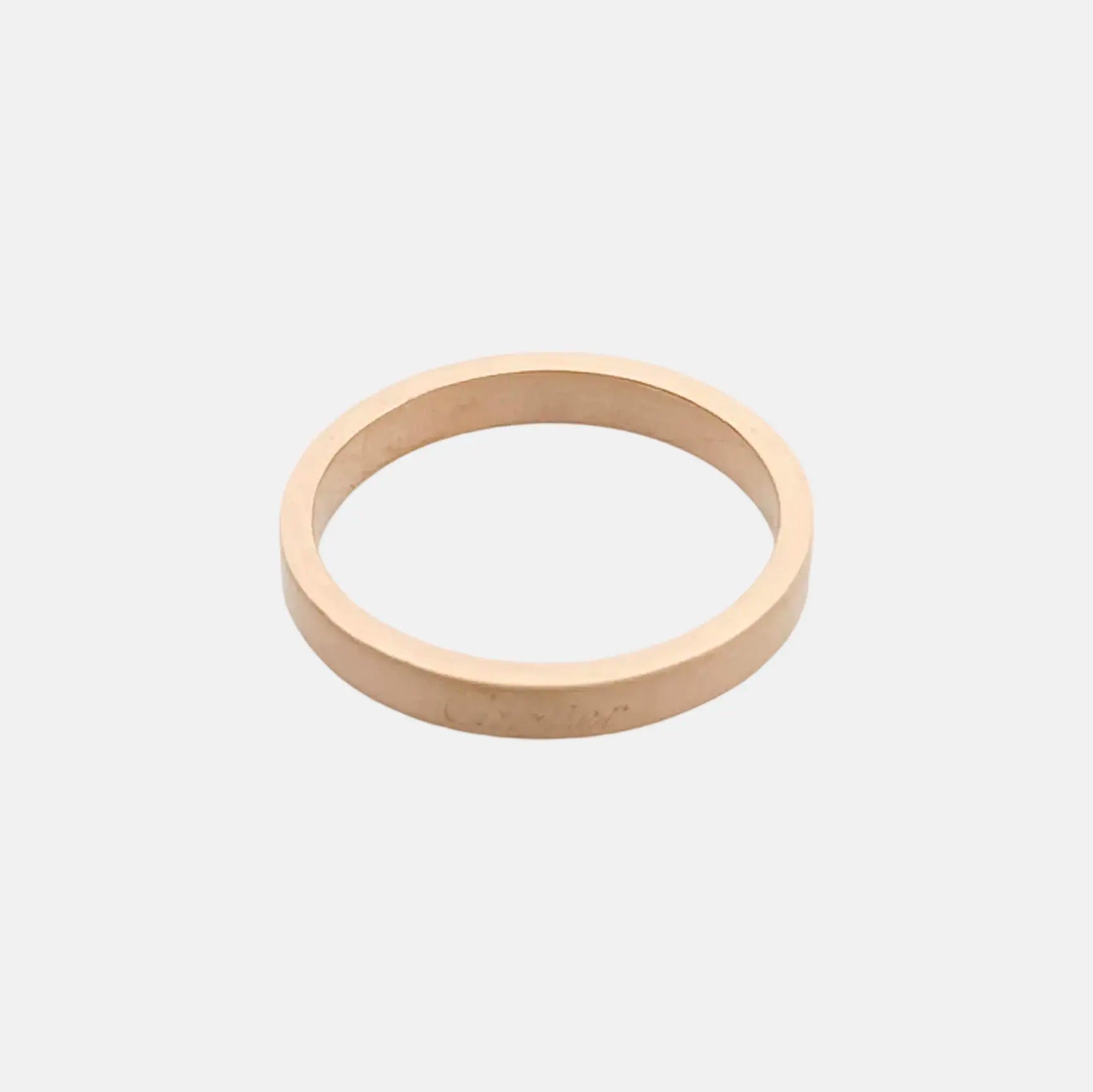 C DE CARTIER 18k Rose Gold Ring EU 59