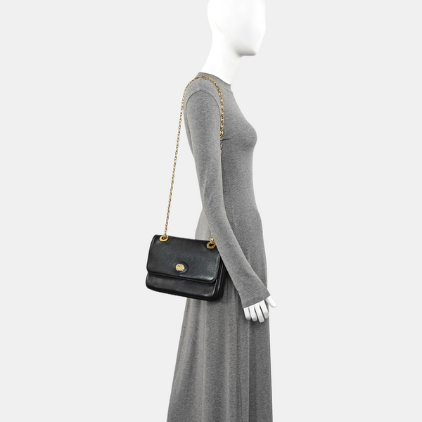 Marina Small Calfskin Black