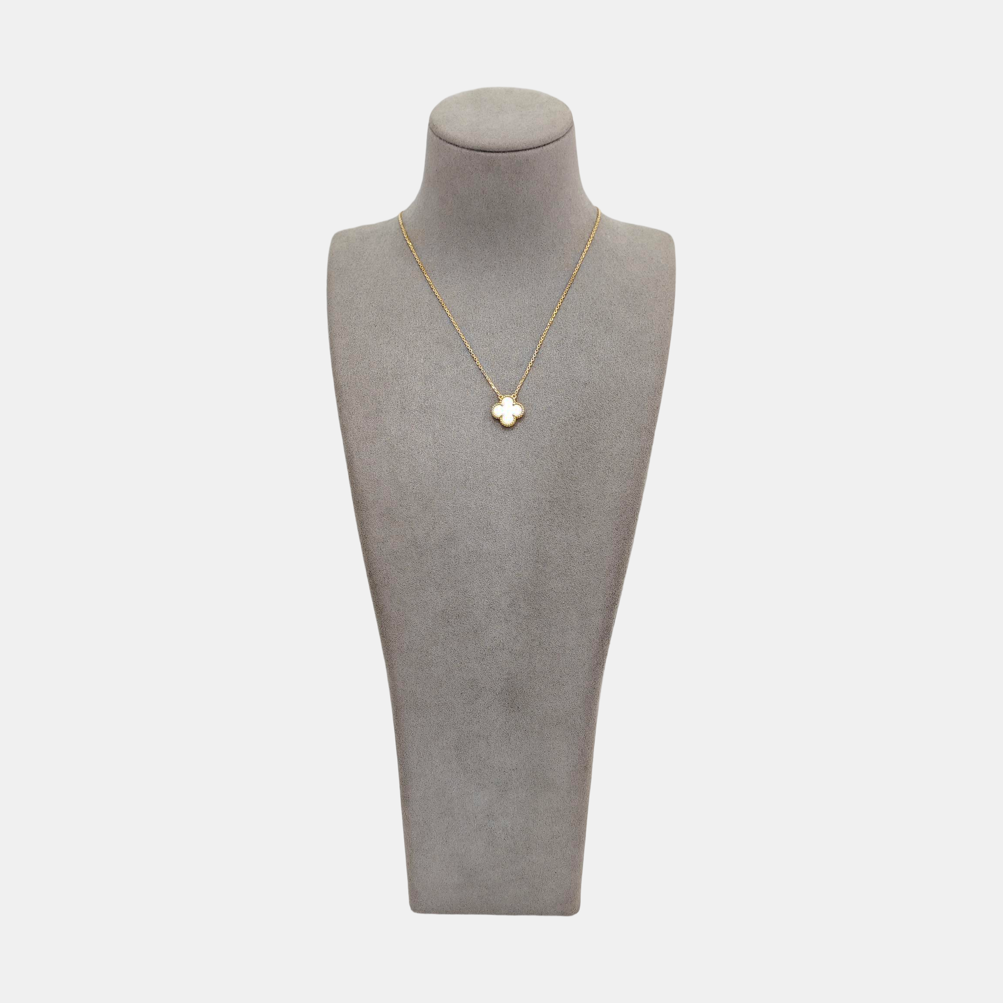 Vintage Alhambra 18k Gold Necklace