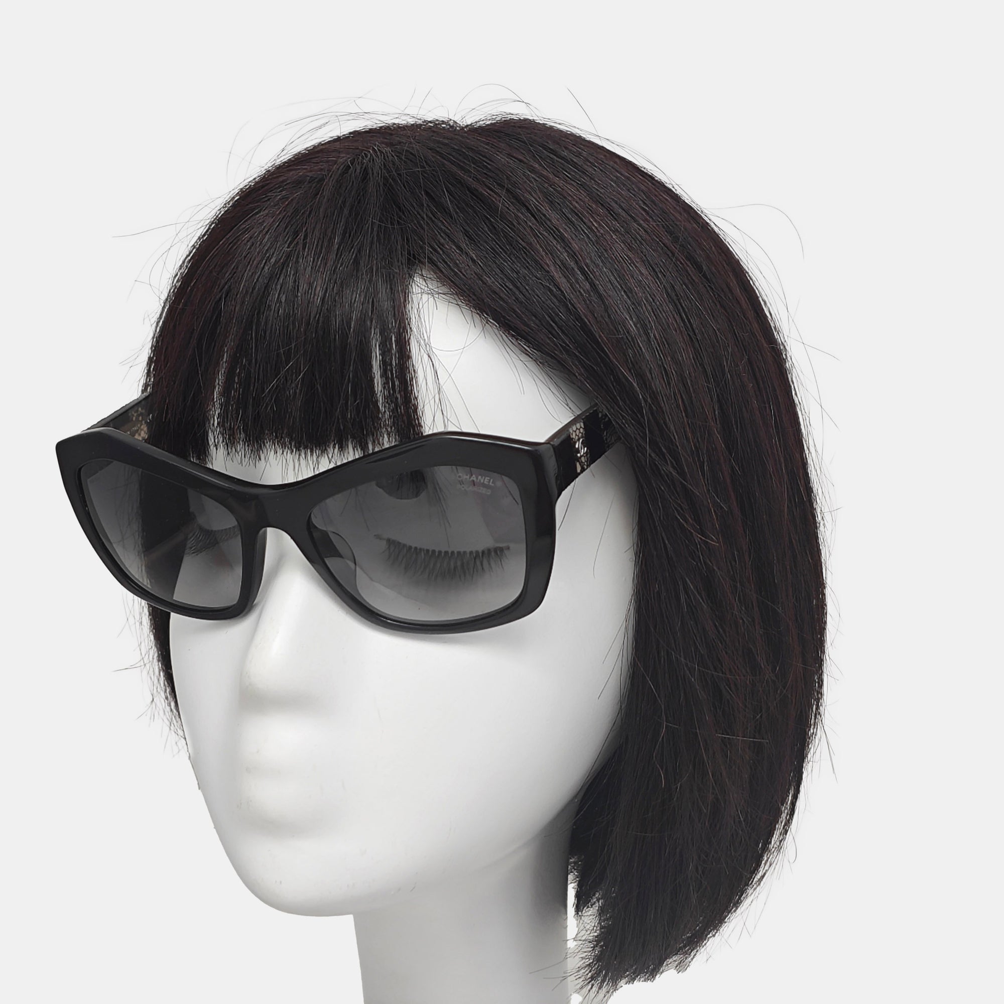 Black Synthetic Sunglasses