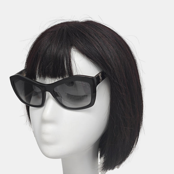 Black Synthetic Sunglasses