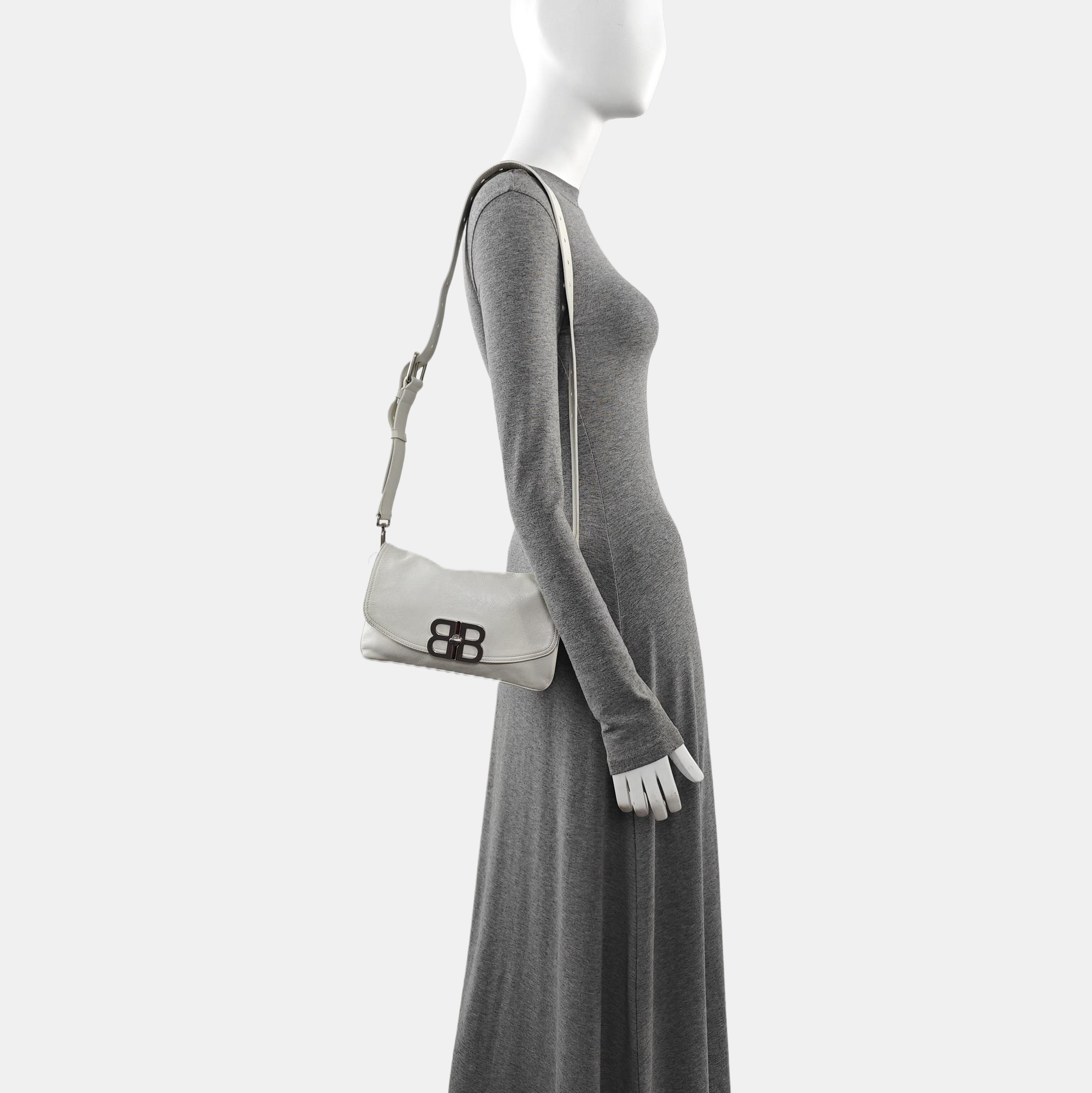 BB Small Calfskin White