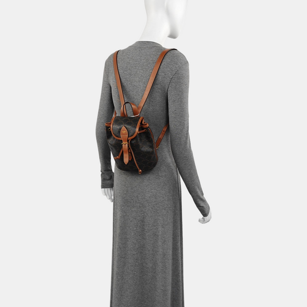 TRIOMPHE Mini Coated Canvas Brown