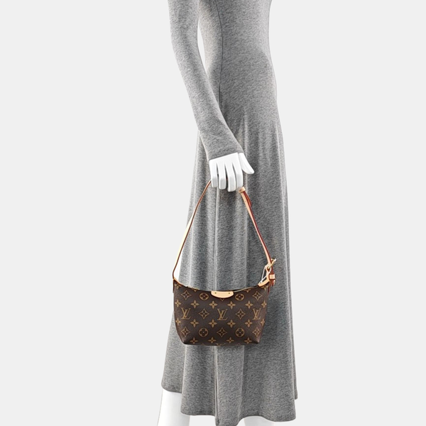 HILLS Monogram Coated Canvas Brown
