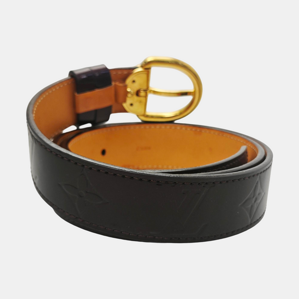 Leather Belt Red