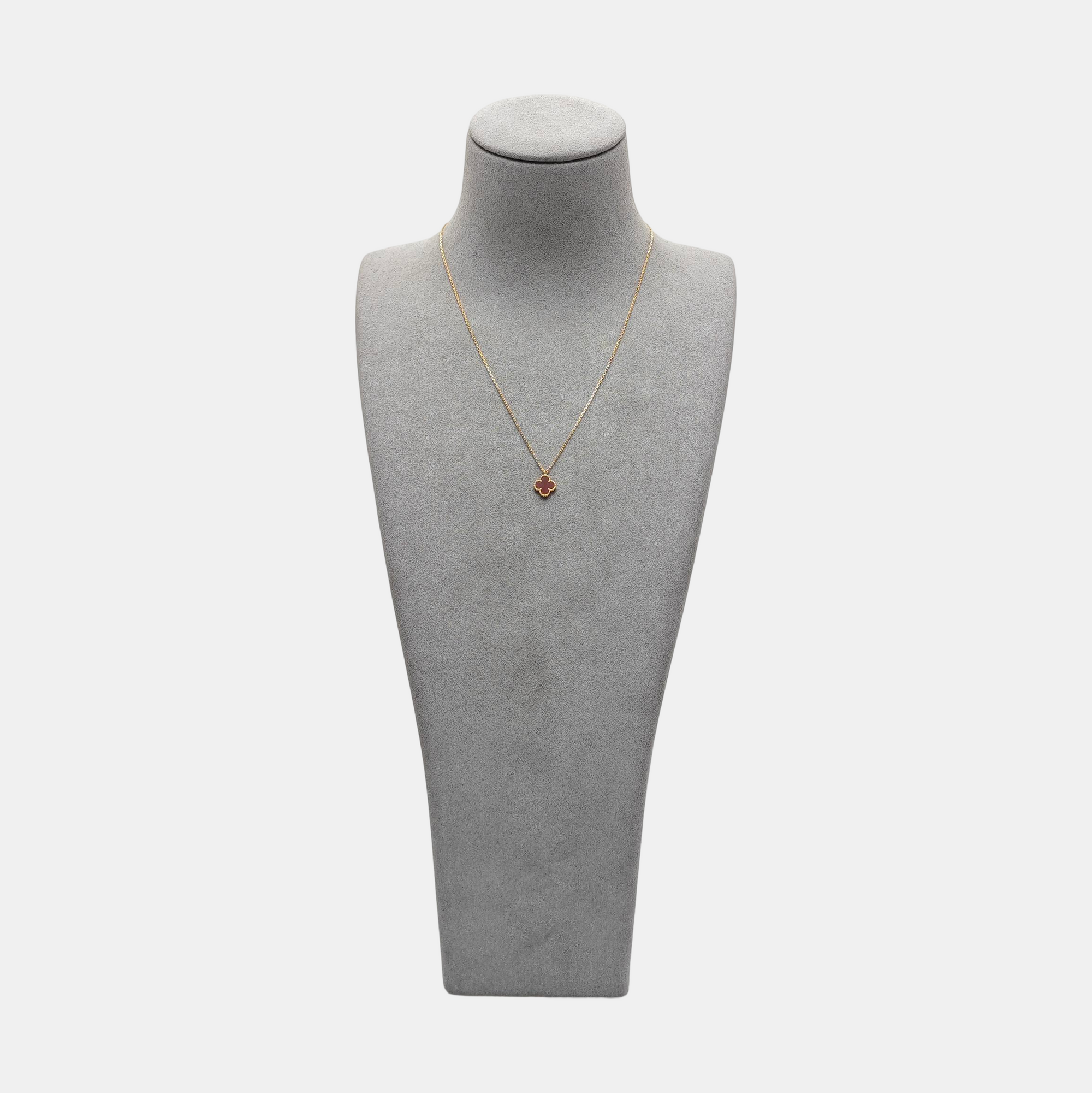 Sweet Alhambra 18k Rose Gold Necklace