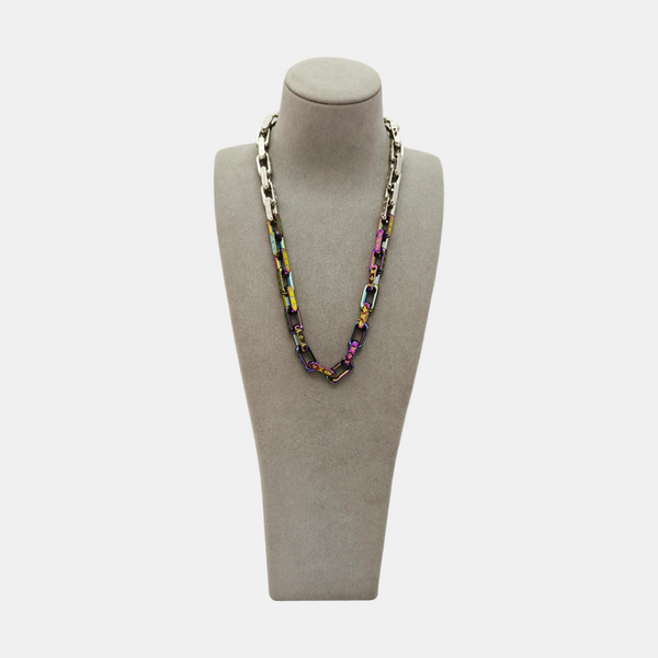 MONOGRAM COLORS Metal Silver Necklace