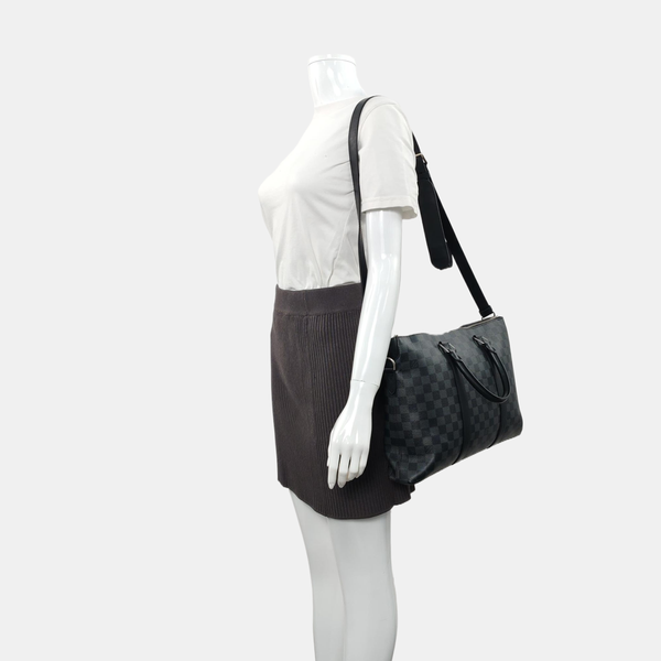 ANTON Damier Graphite Coated Canvas Gray