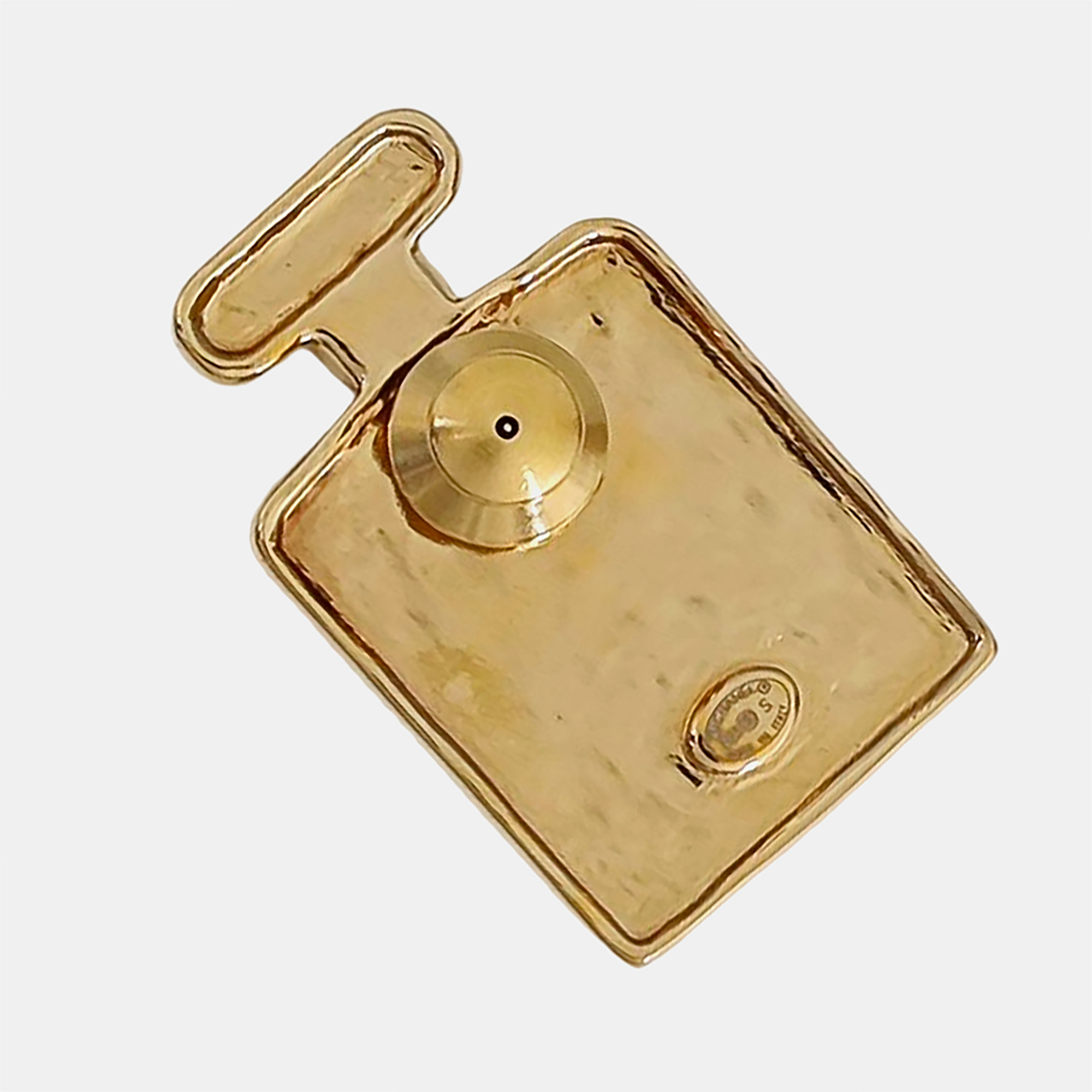 Metal Gold Brooch