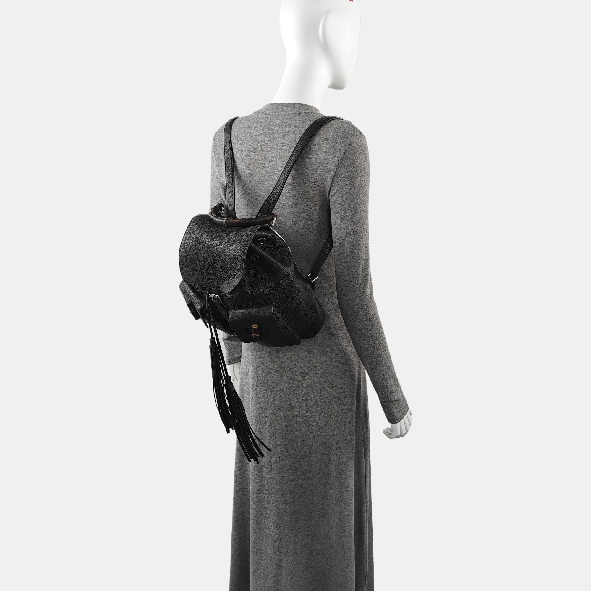 Bamboo 1947 Medium Calfskin Black