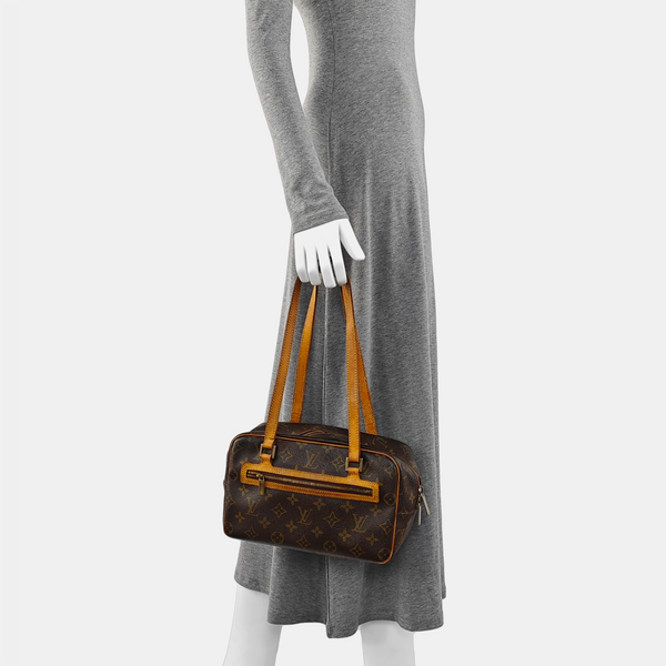 CITE Monogram Coated Canvas Brown