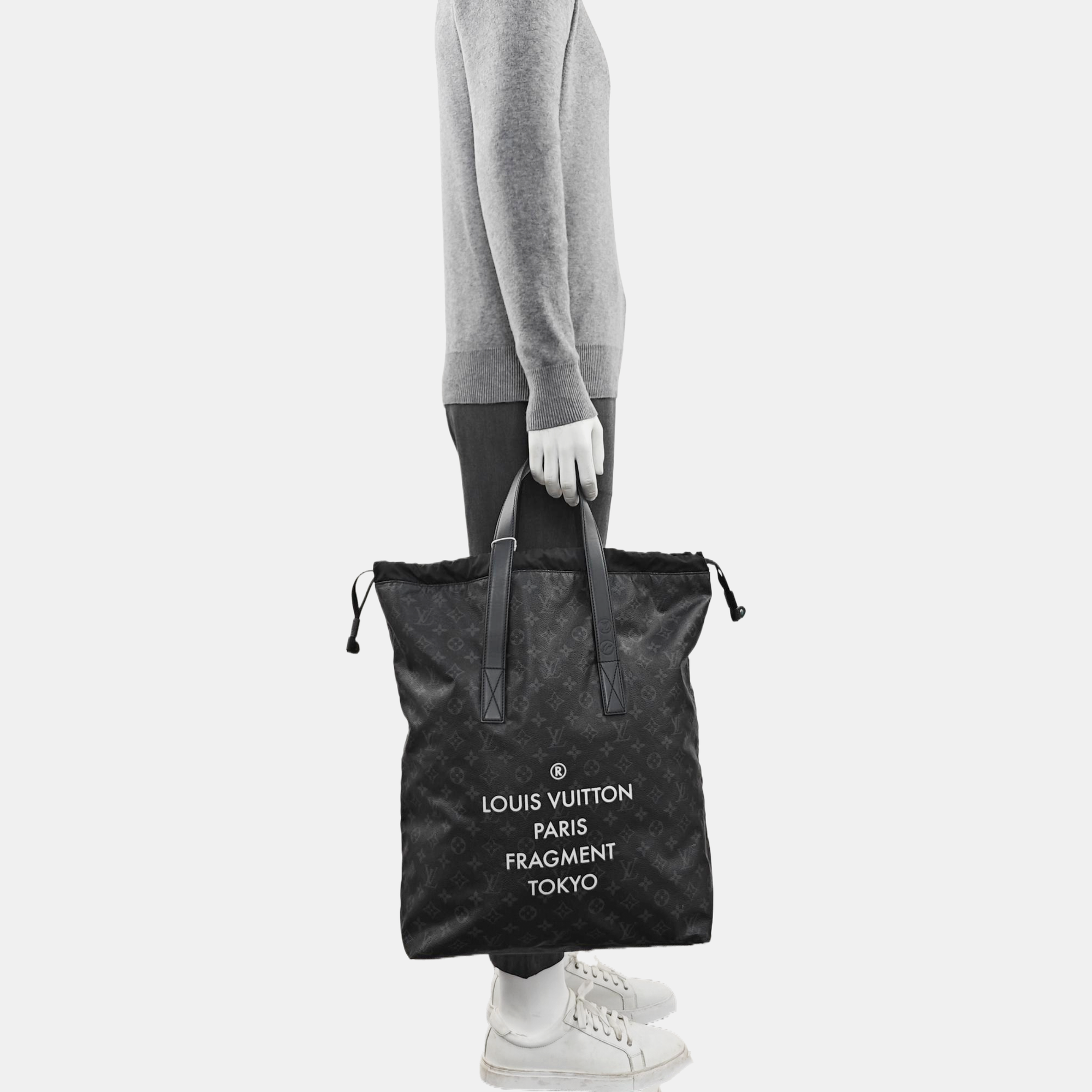 CABAS LIGHT Monogram Coated Canvas Black