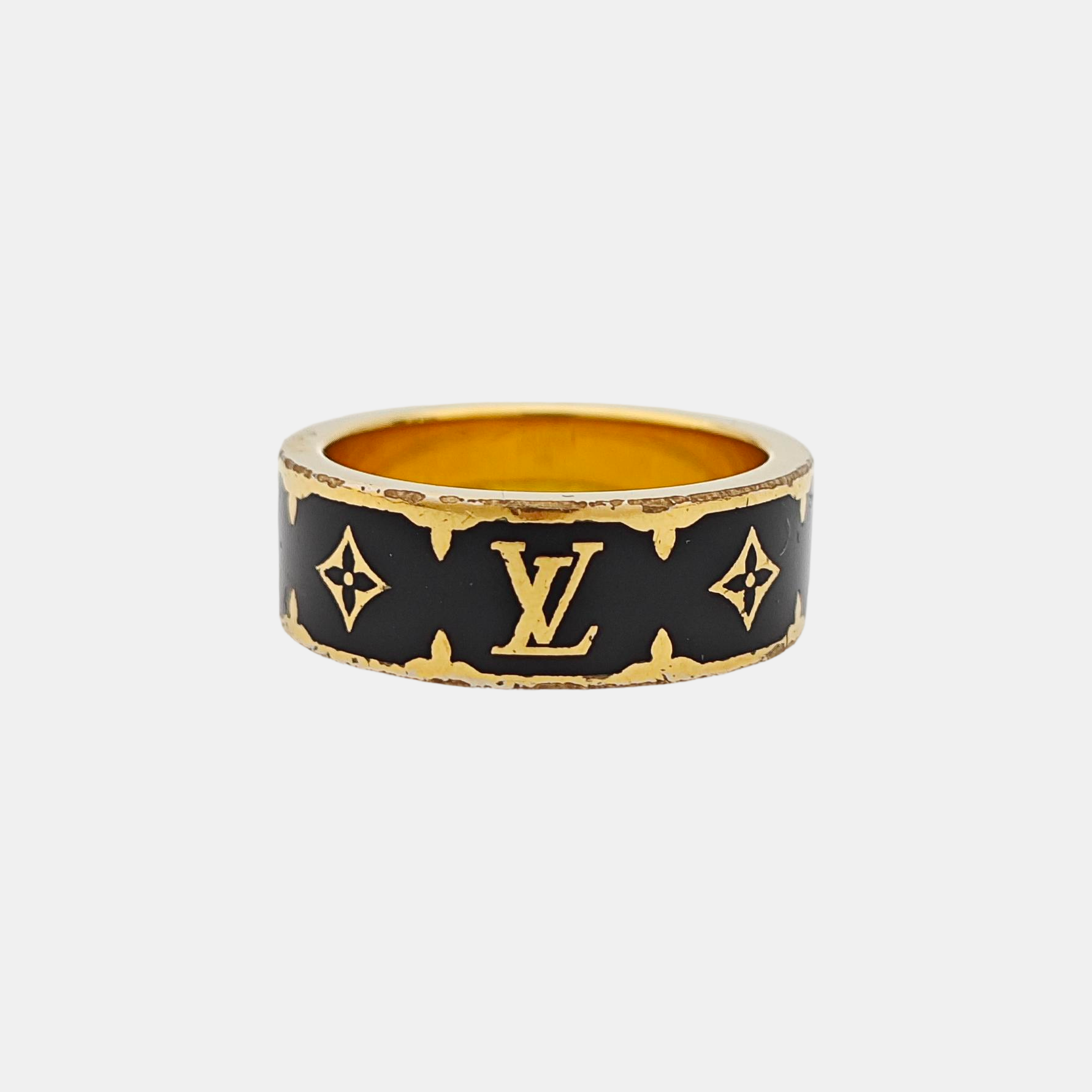 Metal Black Ring EU 56
