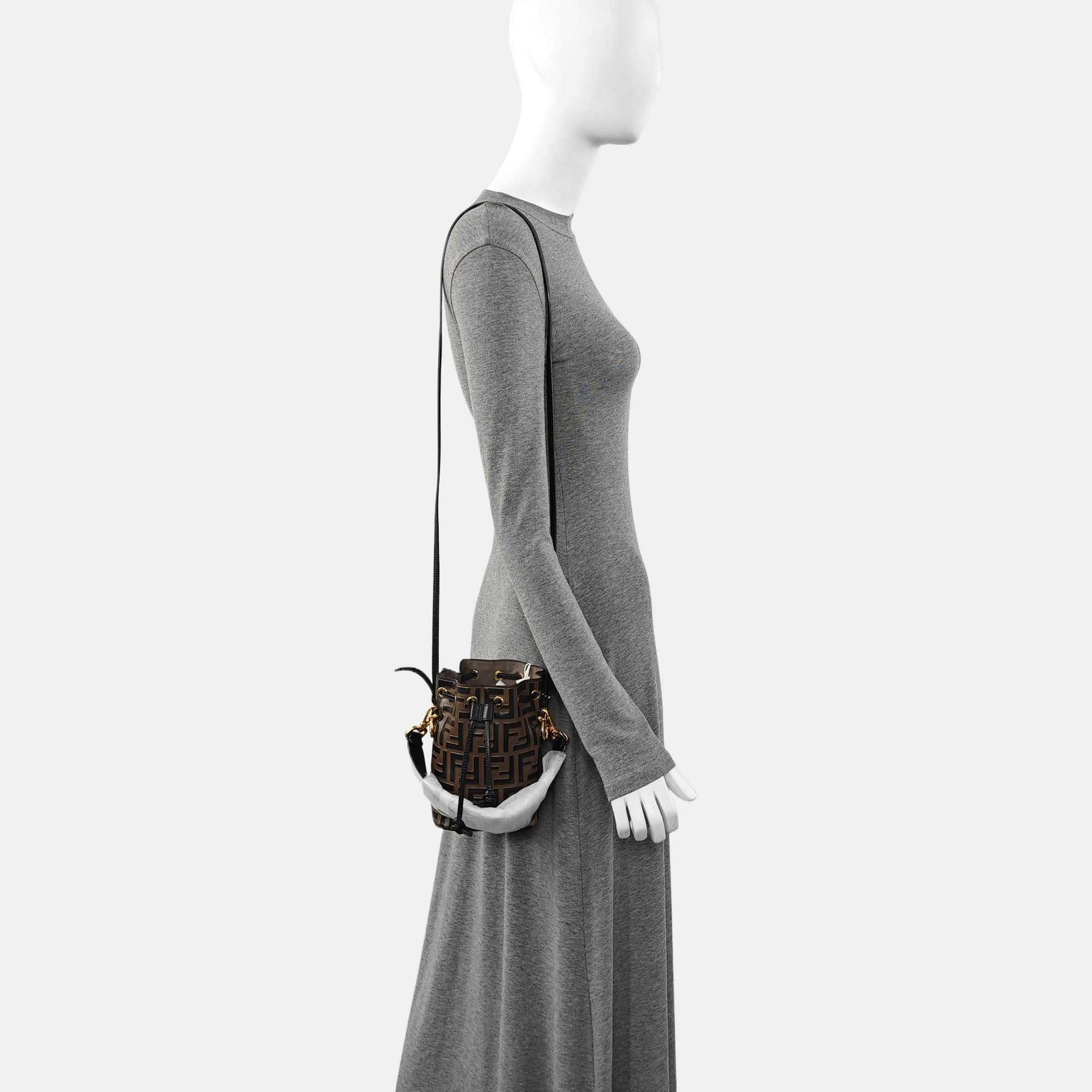 Mon Tresor Mini Monogram Calfskin Brown
