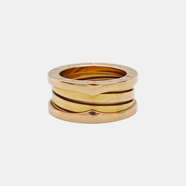B.ZERO1 18k Rose Gold Ring EU 49