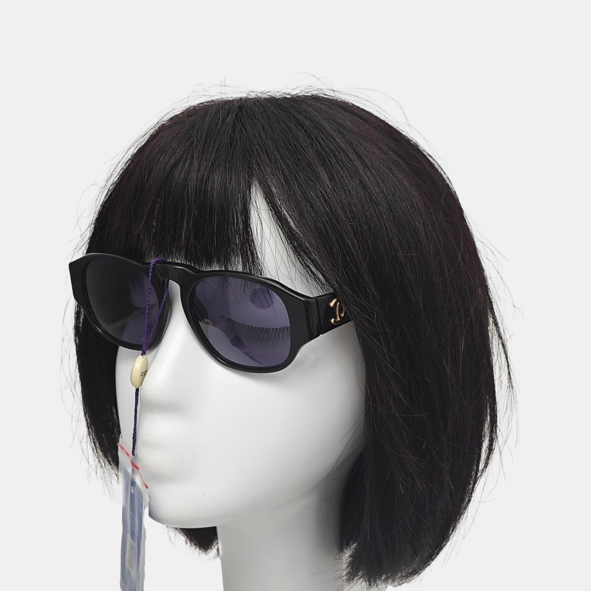 Synthetic Sunglasses Black