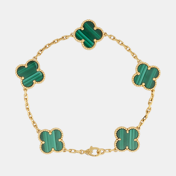 Vintage Alhambra 18k Gold Bracelet