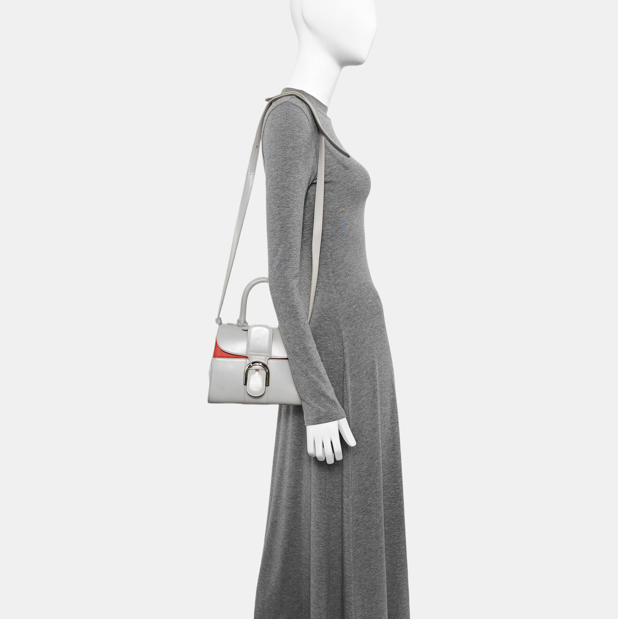 Brillant Mini Calfskin Gray
