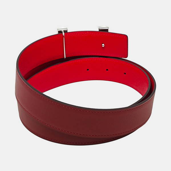 Leather Belt Red
