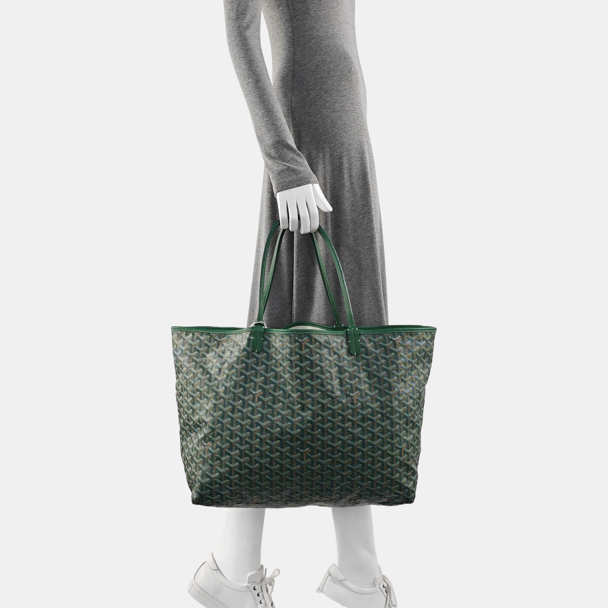 Saint Louis GM Coated Canvas Green