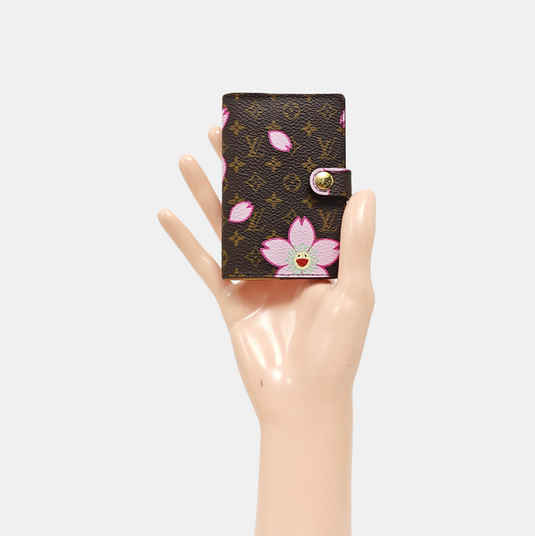 Monogram Coated Canvas Card Holder Brown