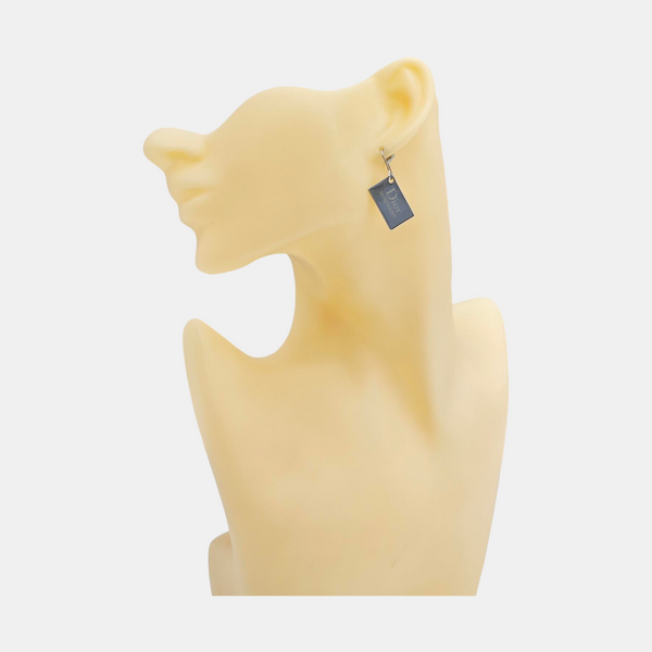 Dio(r)evolution Metal Silver Stud Earrings